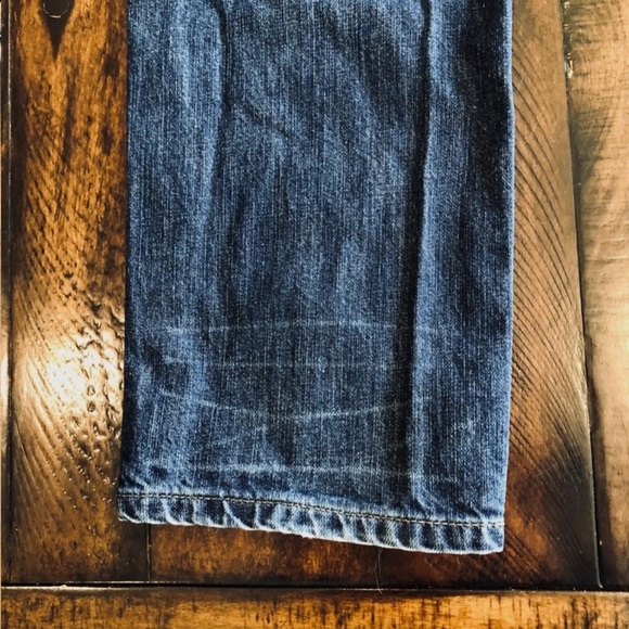 Express Jeans Rocco Slim Skinny Fit Mens size 33x32 Dark blue wash - Picture 9 of 13